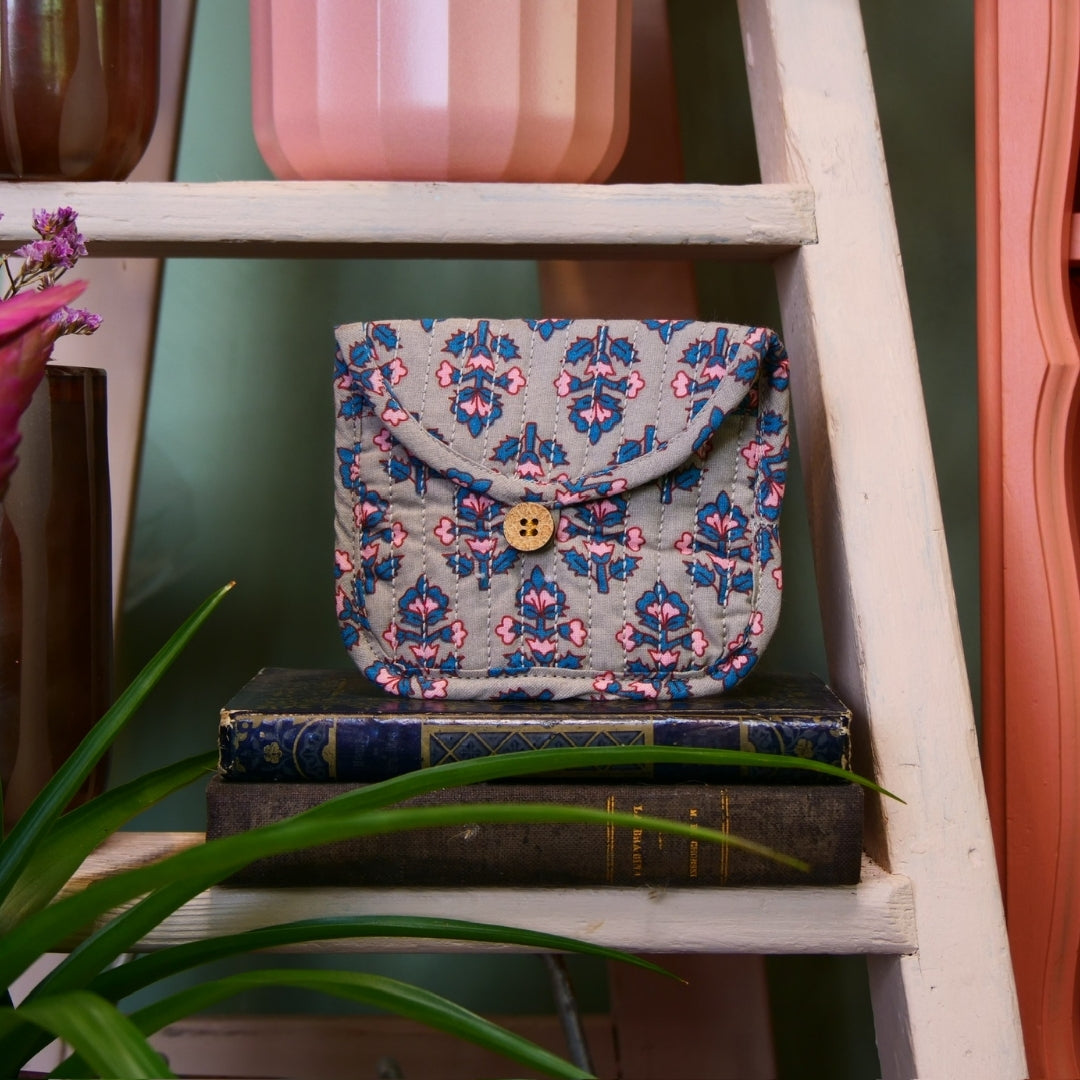 MADAM STOLTZ – Mini pochette matelassée