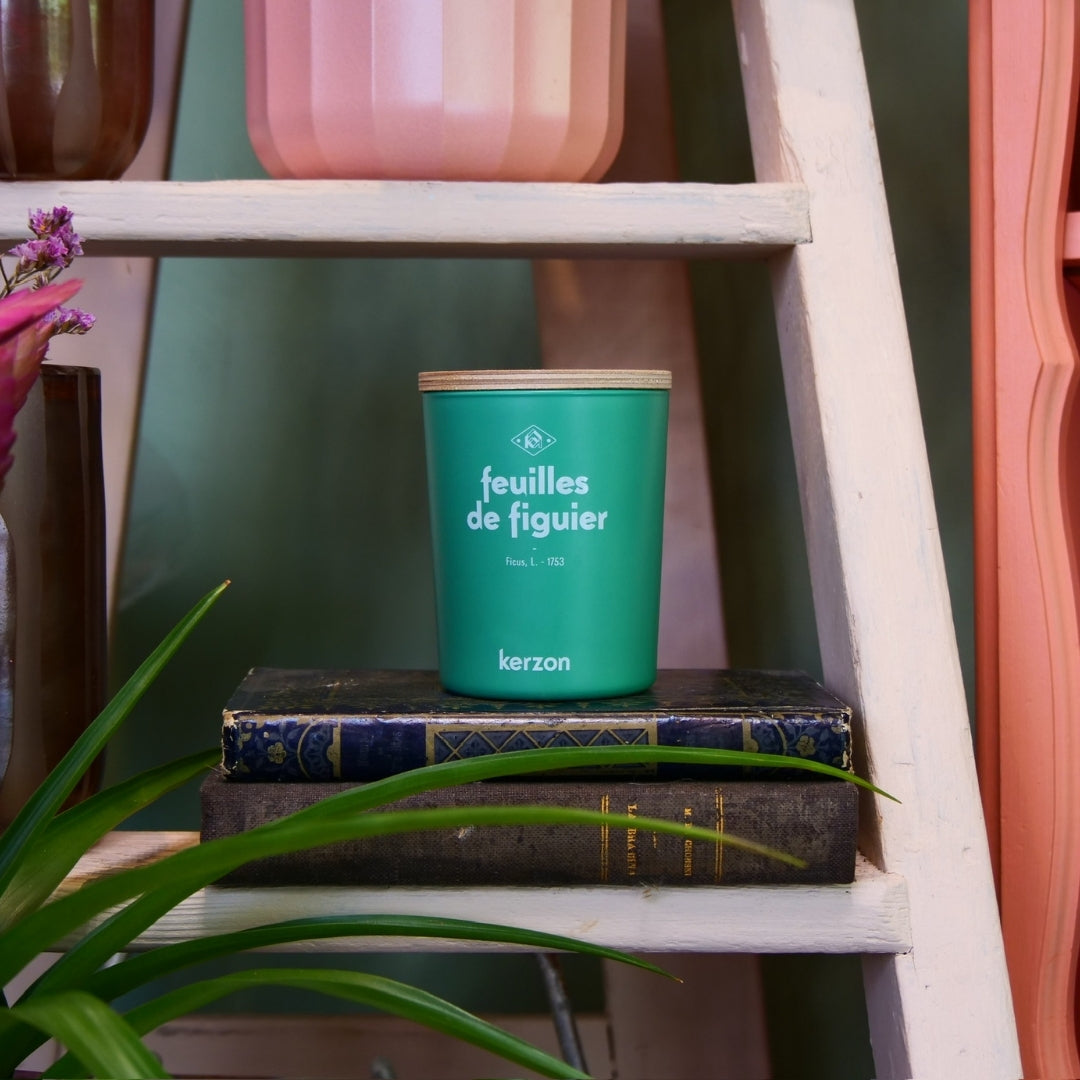 KERZON - Bougie parfumée - Feuilles de Figuier
