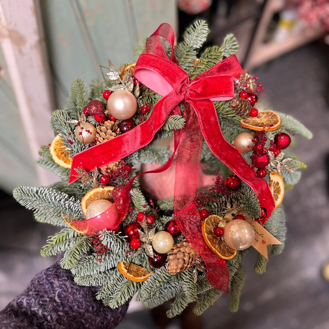 Atelier couronne Noël (ACOMPTE)
