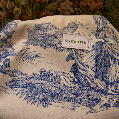 MYOSOTIS - Tote Bag Coloré orange et rose