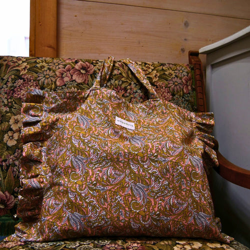 MYOSOTIS - Tote Bag Coloré orange et rose