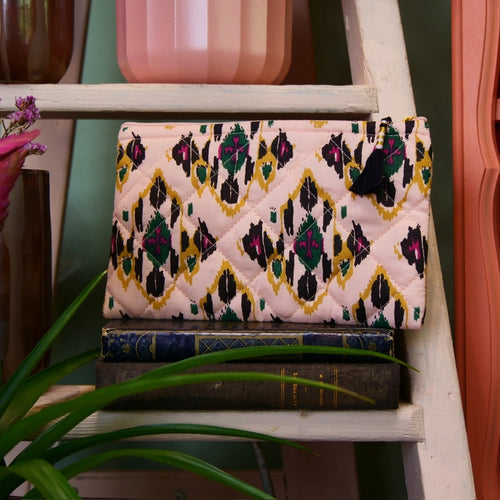 MADAM STOLTZ - Pochette en tissu imprimée