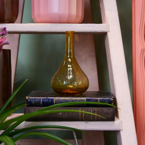 MADAM STOLTZ – Vase en verre ambré soufflé bouche