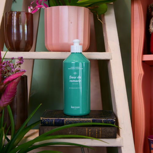 KERZON - Liquide vaisselle naturel - Fleur de Romarin
