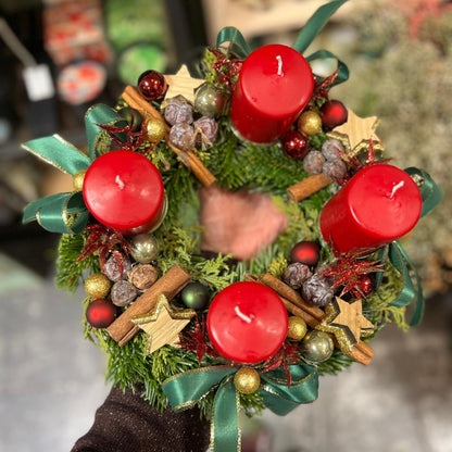 Atelier couronne Noël (ACOMPTE)