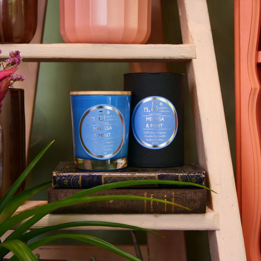 CERABELLA - Bougie parfumée N°5 Mélisse & Menthe
