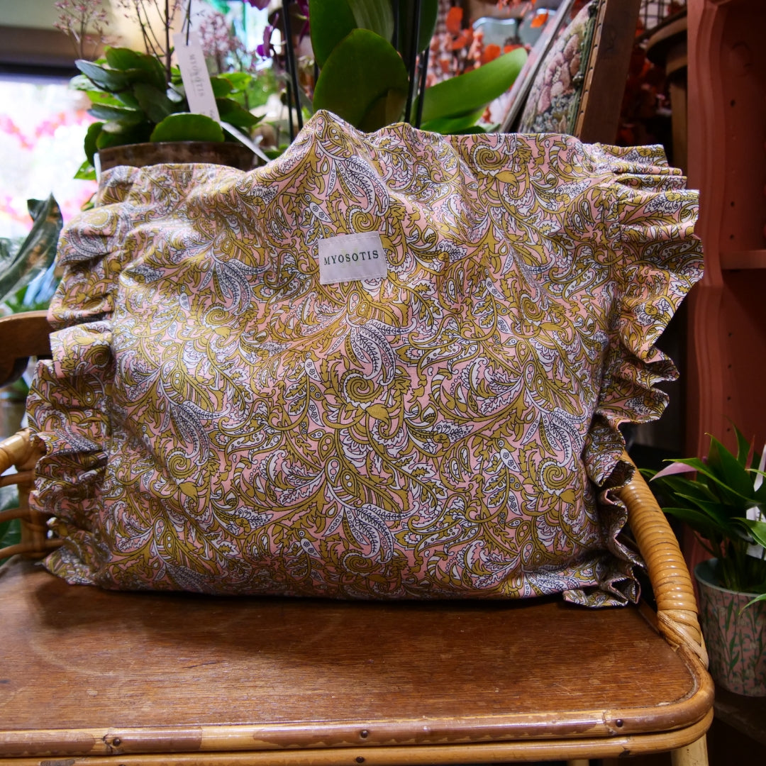 MYOSOTIS - Tote Bag Coloré orange et rose