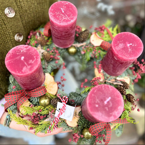 Atelier couronne Noël (ACOMPTE)