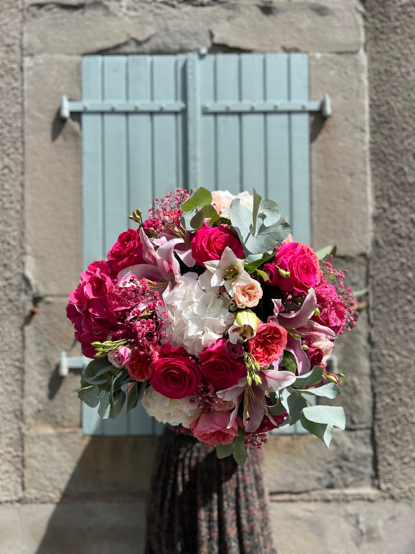 MYOSOTIS - Bouquet de fleurs fraîches - Tons roses