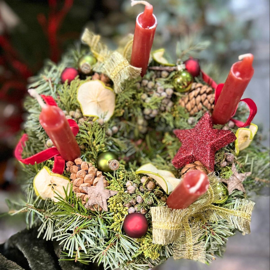 Atelier couronne Noël (ACOMPTE)