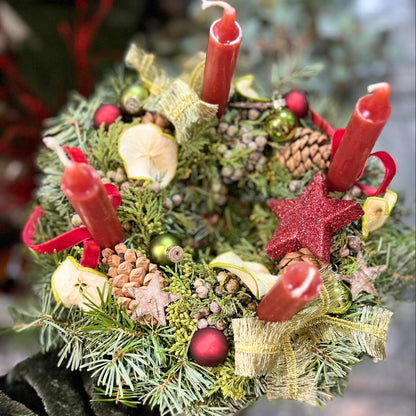 Atelier couronne Noël (ACOMPTE)